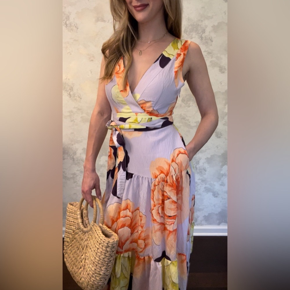 Anthropologie Floral Maxi